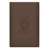 Conjunto Cigarra Bivolt 4x2 - Novara Especiais Marrom Fosco